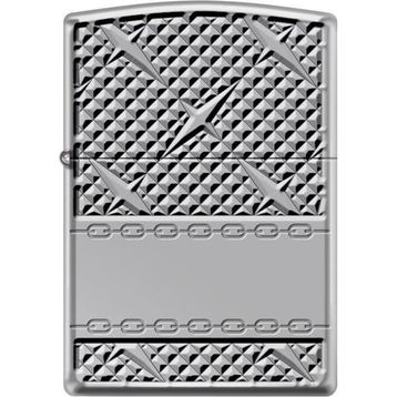 Zippo Diamond Plate Chain Design Çakmak