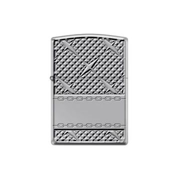 Zippo Diamond Plate Chain Design Çakmak