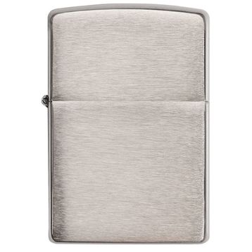 Zippo Reg Brush Finish Chrome Çakmak