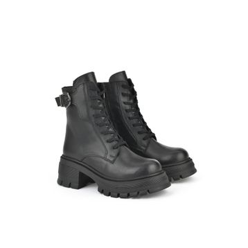 Ziya 143359Z616 Siyah Hakiki Deri Kadın Bot