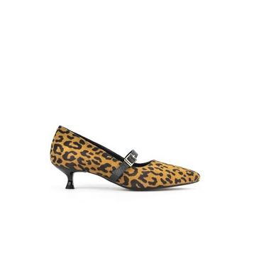Ziya 1531050Z26104804K2 Leopar Kadın Hakiki Deri Ayakkabı