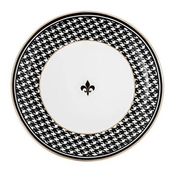 Zm Decor 28 cm Siyah İnci Tabak