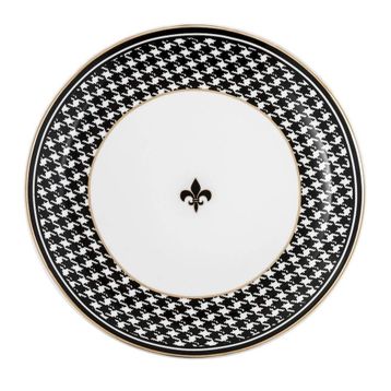 Zm Decor 28 cm Siyah İnci Tabak