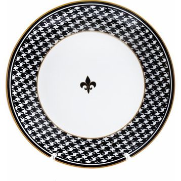 Zm Decor 28 cm Siyah İnci Tabak
