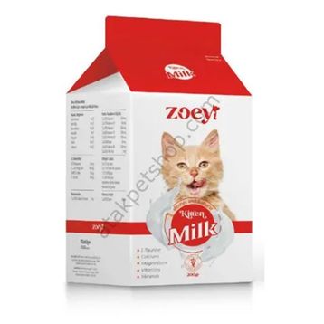 Zoey Kitten Milk 200 gr Yavru Kediler İçin Süt Tozu