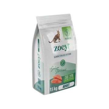 Zoey Somonlu Kısırlaştırılmış 15 kg Yetişkin Kedi Maması