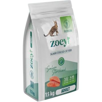 Zoey Somonlu Kısırlaştırılmış 15 kg Yetişkin Kedi Maması