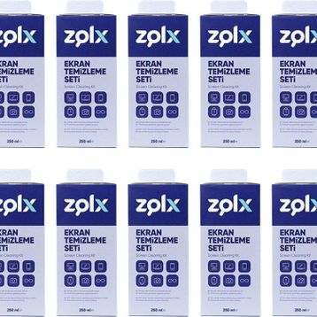 Zolx 250 ml 10 Adet Ekran Temizleme Seti