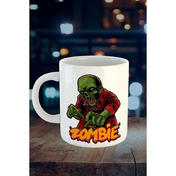 Zombie Baskılı Kupa Bardak