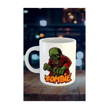 Zombie Baskılı Kupa Bardak