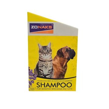Zonaks Hassas Ciltli Kediler İçin 20x10 ml Şampuan