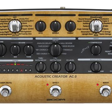 Zoom AC-3 Akustik Gitar Prosesörü