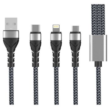 Zore 1.2 m Bax 3 in 1 Usb Kablo