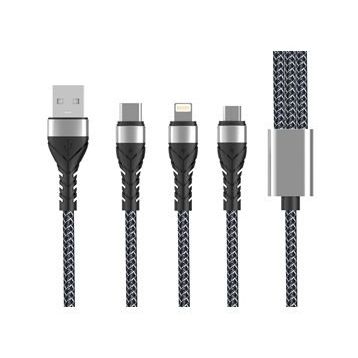 Zore 1.2 m Bax 3 in 1 Usb Kablo