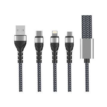 Zore 1.2 m Bax 3 in 1 Usb Kablo