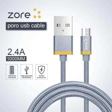 Zore 1 m Poro Micro USB Kablo