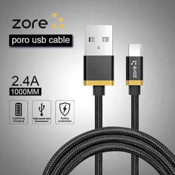 Zore 1 m Poro Type-C Usb Kablo