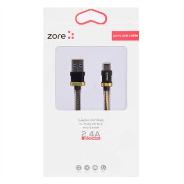 Zore 1 m Poro Type-C Usb Kablo