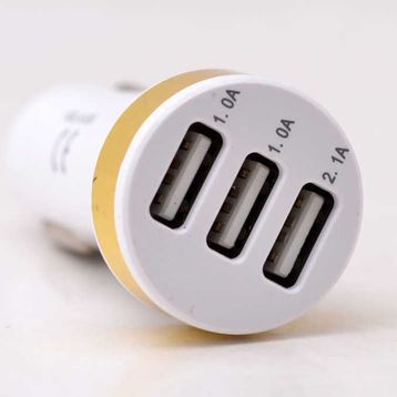 Zore 3000 mAh 3 Usb li 2 in 1 Micro Araç Şarj Seti