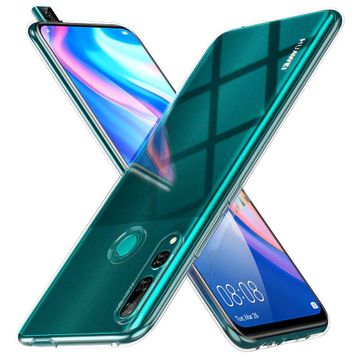 Zore 9742 Huawei Y9 Prime 2019 Süper Renksiz Silikon Cep Telefonu Kılıf