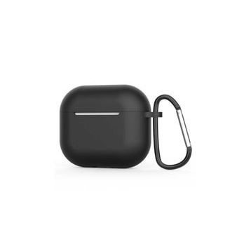 Zore Apple Airpods 3. Nesil Siyah Uyumlu Standart Silikon Kılıf