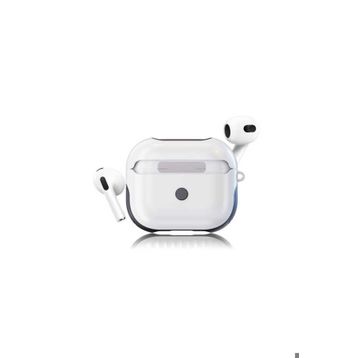 Zore Apple Airpods 3. Nesil Uyumlu Beyaz Shockproof Silikon Kılıf