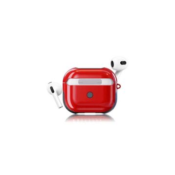 Zore Apple Airpods 3. Nesil Uyumlu Kırmızı Shockproof Silikon Kılıf