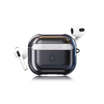 Zore Apple Airpods 3. Nesil Uyumlu Siyah Shockproof Silikon Kılıf