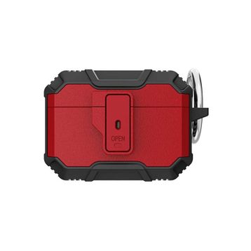 Zore Apple Airpods Pro Uyumlu Airbag Siyah Kırmızı 27 Silikon Kılıf