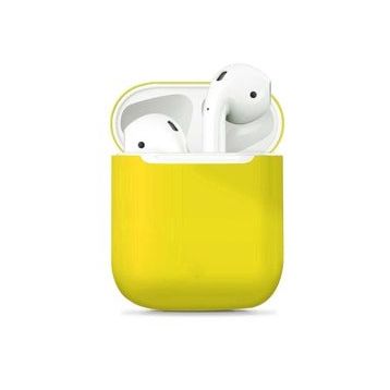 Zore Apple Airpods Uyumlu Airbag 13 Silikon Sarı Kılıf