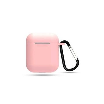 Zore Apple Airpods Uyumlu Pembe Açık Standart Silikon Kılıf