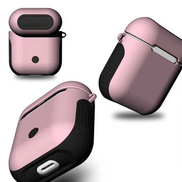 Zore Apple Airpods Uyumlu Pembe Zore Shockproof Silikon Kılıf