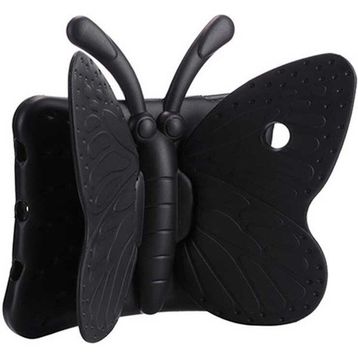 Zore Apple iPad 10.2 2021 9. Nesil Uyumlu Siyah Butterfly Standlı Tablet Kılıf