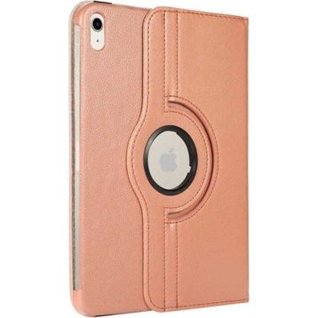 Zore Apple iPad 10.9 2022 10. Nesil Uyumlu Rose Gold Dönebilen Standlı Kılıf