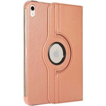 Zore Apple iPad 10.9 2022 10. Nesil Uyumlu Rose Gold Dönebilen Standlı Kılıf