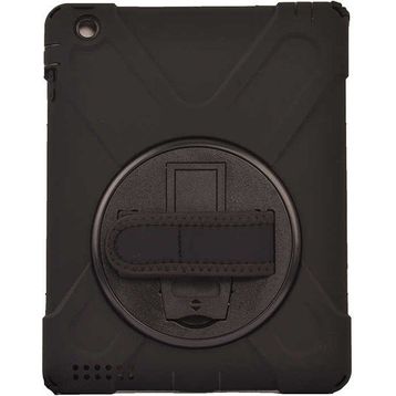 Zore Apple iPad 2 3 4 Defender Tablet Silikon - Siyah Kılıf