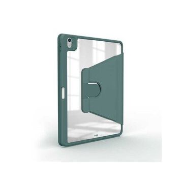 Zore Apple iPad Air 10.9 2020 4. Nesil Nayn Dönebilen Standlı - Koyu Yeşil Kılıf