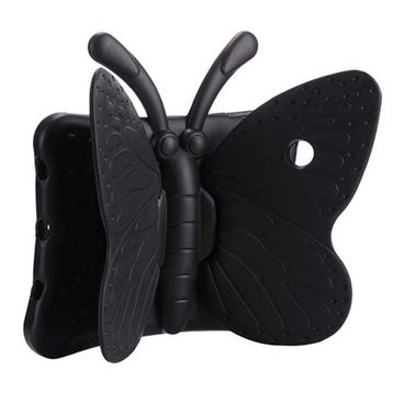 Zore Apple iPad Mini 2-3 Uyumlu Butterfly Standlı Siyah Tablet Kılıf