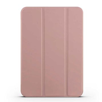 Zore Apple iPad Mini 2021 6. Nesil Uyumlu Rose Gold Smart Cover Standlı 1-1 Kılıf
