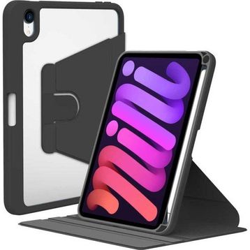Zore Apple iPad Mini 2021 6. Nesil Uyumlu Siyah Nayn Dönebilen Standlı Kılıf