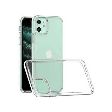 Zore Apple iPhone 11 Kılıf Korumalı Kenarları Silikon Arkası Sert Coss Şeffaf Kapak