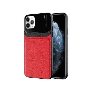 Zore Apple iPhone 11 Pro Max Emiks Deri Görünümlü Kılıf