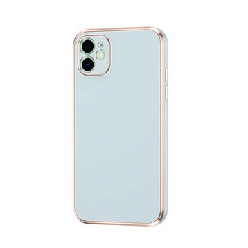 Zore Apple iPhone 12 Bark Kapak Mavi Açık Cep Telefonu Kılıfı