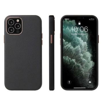 Zore Apple iPhone 12 Eyzi Deri Kamera Çıkıntılı Kapak Kılıf