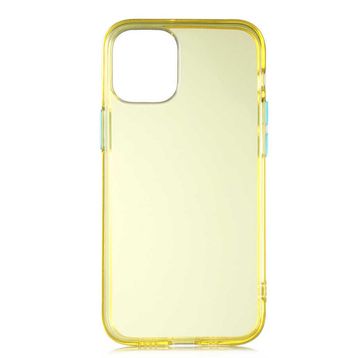 Zore Apple iPhone 12 Mini Uyumlu Sarı Bistro Kapak Kılıf