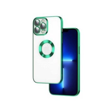 Zore Apple iPhone 12 Pro Max Kamera Korumalı Logo Gösteren Omega Kapak Kılıf