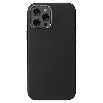 Zore Apple iPhone 12 Pro Max Leathersafe Wireless Kapak Kılıf