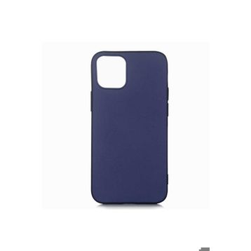 Zore Apple iPhone 12 Pro Max Premier Silikon Kapak Lacivert Cep Telefonu Kılıfı