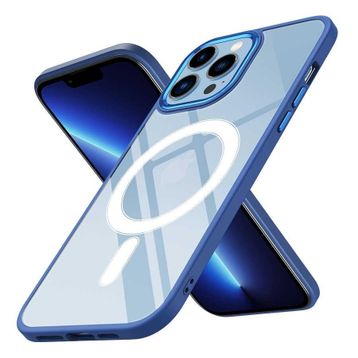 Zore Apple iPhone 12 Pro Max Wireless Şarj Özellikli Krom Magsafe Silikon Kapak Kılıf