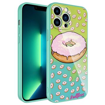 Zore Apple iPhone 12 Pro Uyumlu Kamera Korumalı Desenli Sert Silikon Epoksi Kapak NO12 Cep Telefonu Kılıfı